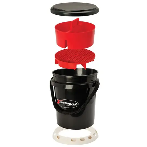 Deluxe One Bucket System, 5 Gallon, Black Deluxe One Bucket System, 5 Gallon, Black