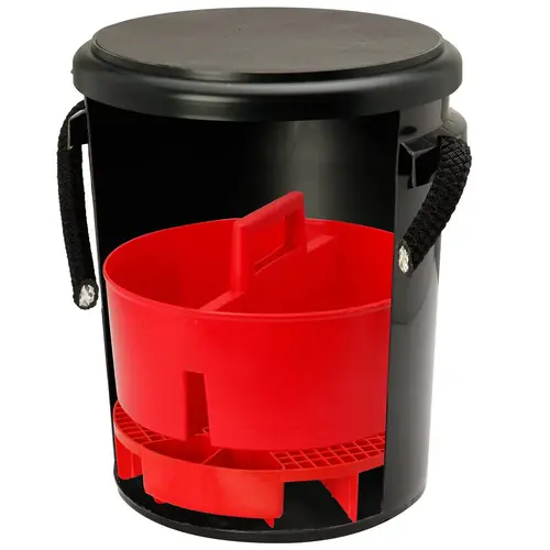 One Bucket Cleaning Kit, Black One Bucket Cleaning Kit, Black