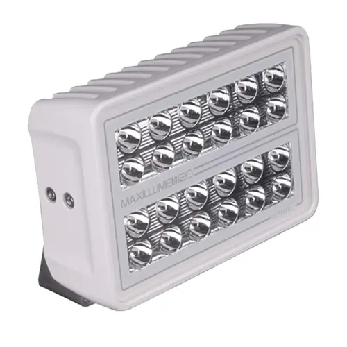 Maxillume h120 Trunnion Mount LED Floodlight, 12,000 Lumen, White Dimming, White Housing Maxillume h120 Trunnion Mount LED Floodlight, 12,000 Lumen, White Dimming, White Housing