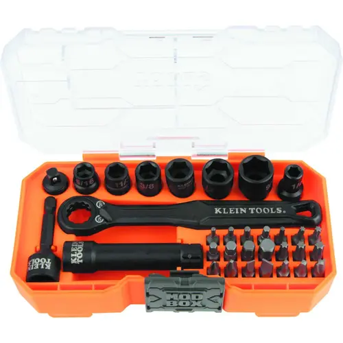KNECT 1/4-Inch Drive Impact-Rated Pass Through Socket Set, 32-Piece KNECT 1/4-Inch Drive Impact-Rated Pass Through Socket Set, 32-Piece