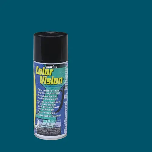 Marine Color Vision Engine Enamel Spray Paint, Chrysler Blue Marine Color Vision Engine Enamel Spray Paint, Chrysler Blue