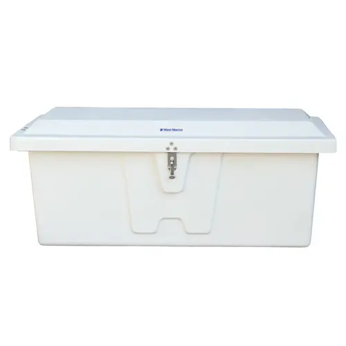 Medium Low Profile Dock Box White Medium Low Profile Dock Box White