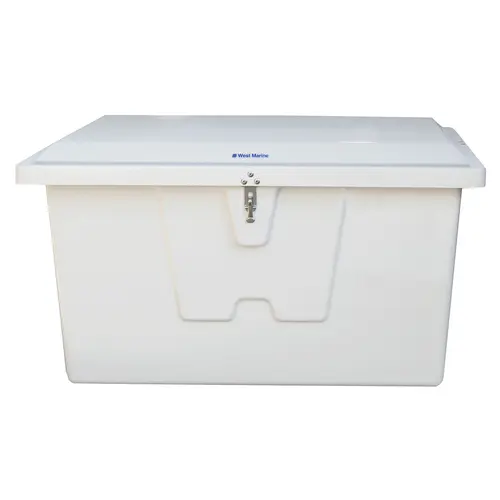 Standard Deep Small Dock Box White Standard Deep Small Dock Box White