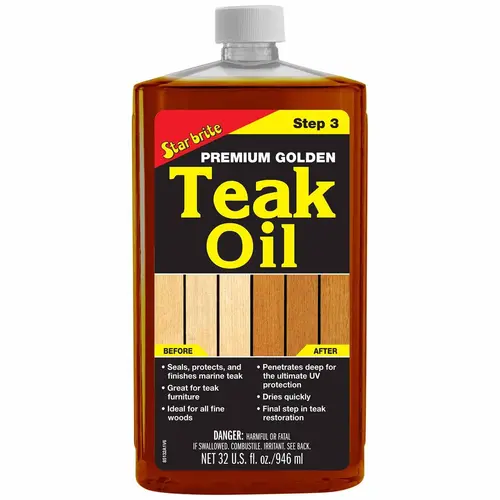 Premium Golden Teak Oil, Quart Premium Golden Teak Oil, Quart