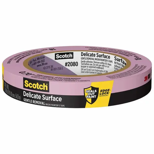 2080 Delicate Surface Painters Tape, 3/4" wide Purple 2080 Delicate Surface Painters Tape, 3/4" wide Purple