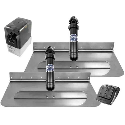 Classic Hydraulic Trim Tab System, 24" x 12", Fits Boats: 25 ft - 30 ft Classic Hydraulic Trim Tab System, 24" x 12", Fits Boats: 25 ft - 30 ft