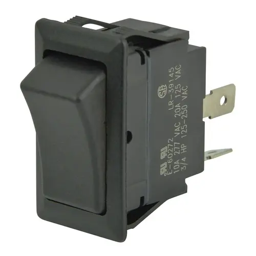Rocker Switch, Off/(On), SPST Rocker Switch, Off/(On), SPST