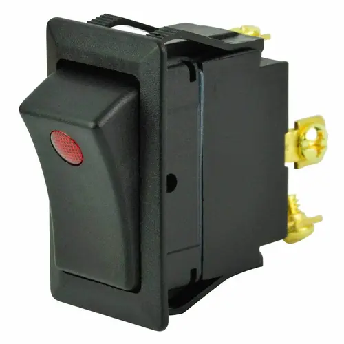 Rocker Switch, One LED, Off/On, SPST Rocker Switch, One LED, Off/On, SPST