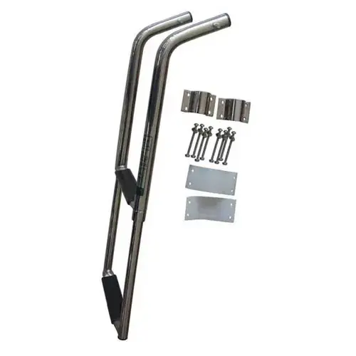 2-Step Under Platform Telescoping Swim Ladder with Safety Stick 2-Step Under Platform Telescoping Swim Ladder with Safety Stick