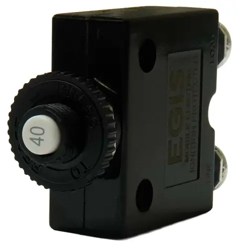 Push Button Reset Circuit Breakers with Screw Terminals Push Button Reset Circuit Breakers with Screw Terminals
