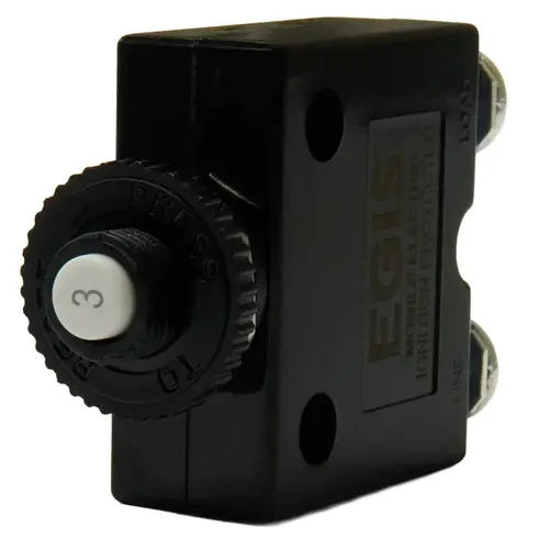 Push Button Reset Circuit Breakers with Screw Terminals Push Button Reset Circuit Breakers with Screw Terminals