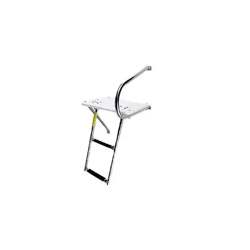 Outboard Transom Swim Platform and Telescopic Ladder Outboard Transom Swim Platform and Telescopic Ladder