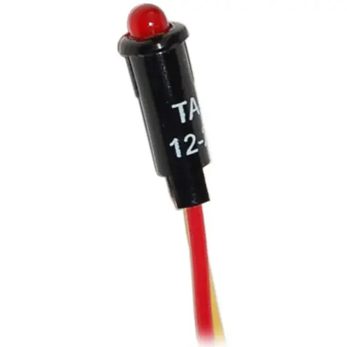 LED Indicator Light, Red, 12/24 DC LED Indicator Light, Red, 12/24 DC