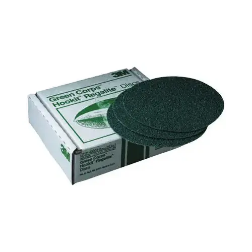 Green Corps Hookit Regalite Sanding Disc, 8" 60E Green Corps Hookit Regalite Sanding Disc, 8" 60E