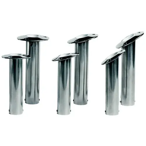 15 degree Medium Gunnel Mount Rod Holder Silver 15 degree Medium Gunnel Mount Rod Holder Silver