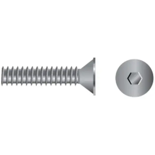 1/4" X 3/4" Stainless Steel Flat Head Socket Screws, 100-Pack 1/4" X 3/4" Stainless Steel Flat Head Socket Screws, 100-Pack