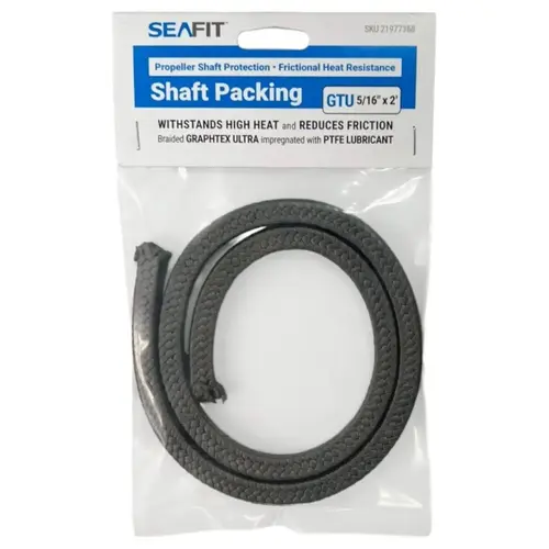 5/16" GTU Shaft Packing with PTFE, 2 ft 5/16" GTU Shaft Packing with PTFE, 2 ft