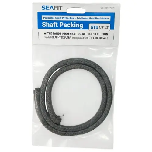 1/4" GTU ShaftPacking with PTFE, 2 ft 1/4" GTU ShaftPacking with PTFE, 2 ft