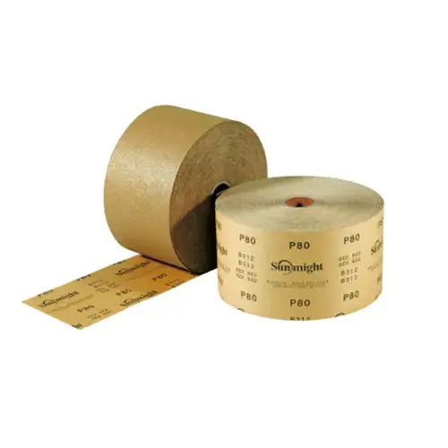 Sandpaper-Gold, PSA Sheet Roll 220, 2-3/4" X 45 yd. Sandpaper-Gold, PSA Sheet Roll 220, 2-3/4" X 45 yd.