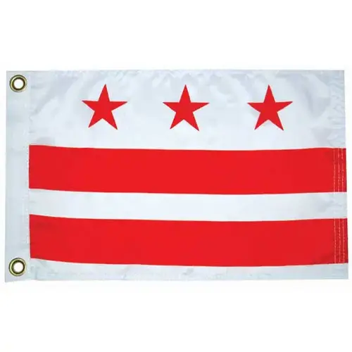 Washington DC State Flag, 12" x 18" Washington DC State Flag, 12" x 18"