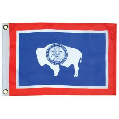 Wyoming State Flag, 12" x 18" Wyoming State Flag, 12" x 18"