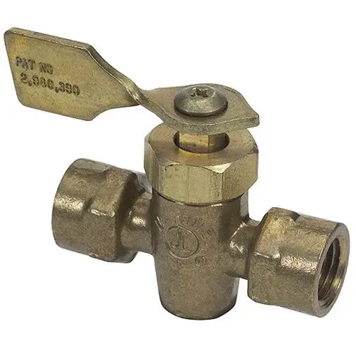 1/4" Female/Female NPT Brass Shut-Off Fuel Valve 1/4" Female/Female NPT Brass Shut-Off Fuel Valve