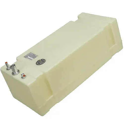 27 Gallon Permanent Below Deck Fuel Tank, 36.5"L x 16"W x 11.75"H White 27 Gallon Permanent Below Deck Fuel Tank, 36.5"L x 16"W x 11.75"H White