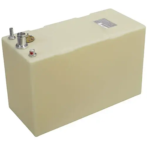 20 Gallon Permanent Below Deck Fuel Tank, 26"L x 11.75"W x 16.25"H White 20 Gallon Permanent Below Deck Fuel Tank, 26"L x 11.75"W x 16.25"H White