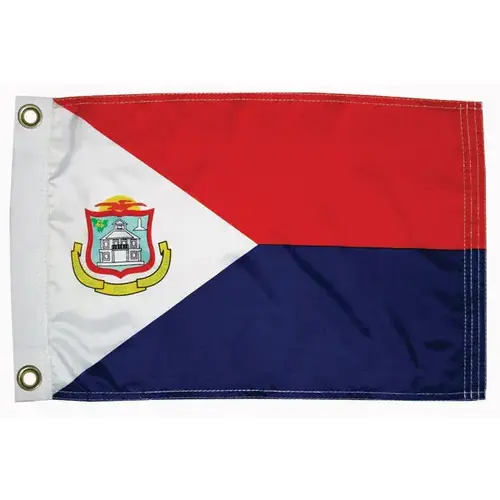 St Maarten Courtesy Flag, 12" x 18" St Maarten Courtesy Flag, 12" x 18"