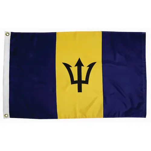 Barbados Courtesy Flag, 12" x 18" Barbados Courtesy Flag, 12" x 18"