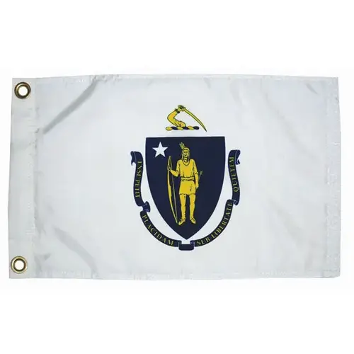 Massachusetts State Flag, 12" x 18" Massachusetts State Flag, 12" x 18"