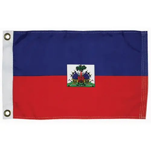 Haiti Civil Courtesy Flag, 12" x 18" Haiti Civil Courtesy Flag, 12" x 18"