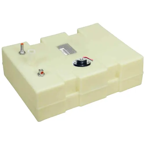 12 Gallon Permanent Below Deck Fuel Tank, 24.5"L x 18.5"W x 7.25"H White 12 Gallon Permanent Below Deck Fuel Tank, 24.5"L x 18.5"W x 7.25"H White