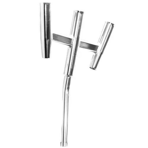 Triple Aluminum Bent Butt Kite Rod Holder Triple Aluminum Bent Butt Kite Rod Holder