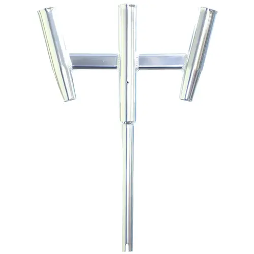 Triple Aluminum Straight Butt Kite Rod Holder Triple Aluminum Straight Butt Kite Rod Holder