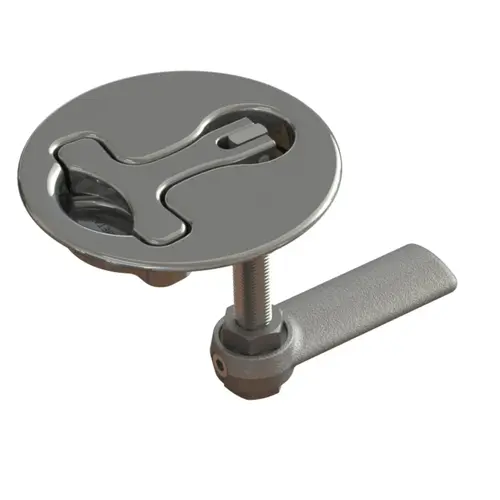 Hatch Lift, 3" Round with Concealed Fasteners, Stainless Steel Hatch Lift, 3" Round with Concealed Fasteners, Stainless Steel