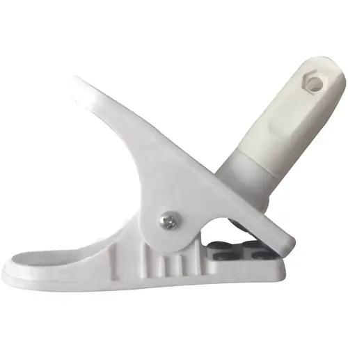 Two-Speed Compact Fan Mounting Clamp White Two-Speed Compact Fan Mounting Clamp White