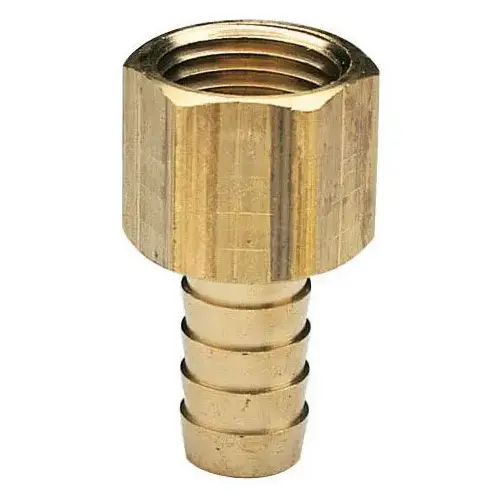 Brass Female Pipe-to-Hose NPT 1/4" - 1/4" Brass Female Pipe-to-Hose NPT 1/4" - 1/4"