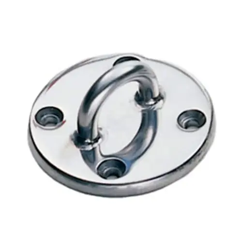 3" Heavy-Duty Round-Base Padeye with 1/2" Bail 3" Heavy-Duty Round-Base Padeye with 1/2" Bail