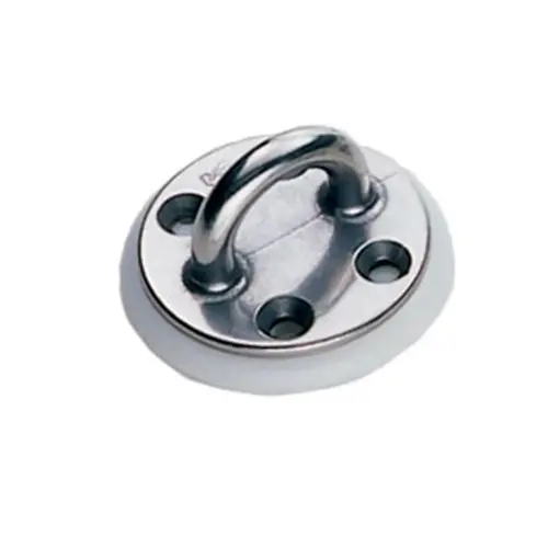 2 1/2" Dia. Heavy-Duty Round-Base Padeye with 3/8" Bail 2 1/2" Dia. Heavy-Duty Round-Base Padeye with 3/8" Bail