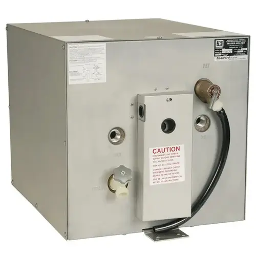 11 Gallon Water Heater with Galvanized Steel Case and Rear-Mounted Heat Exchanger, 120V AC 11 Gallon Water Heater with Galvanized Steel Case and Rear-Mounted Heat Exchanger, 120V AC