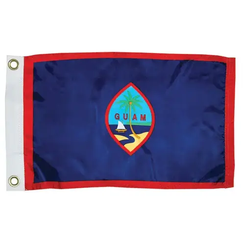Guam Dyed Courtesy Flag, 12" x 18" Guam Dyed Courtesy Flag, 12" x 18"