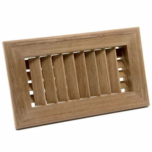Teak Air Conditioning Vent, 9 3/4" x 5 3/4" Teak Air Conditioning Vent, 9 3/4" x 5 3/4"