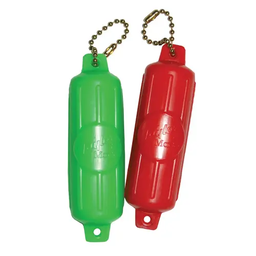 Mini Fender Key Floats, 2-Pack Red/Green Mini Fender Key Floats, 2-Pack Red/Green