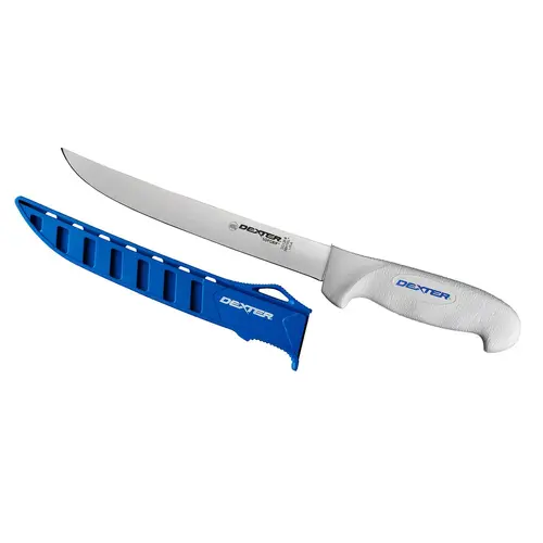 8" Sofgrip Flexible Wide Fillet Knife with Edge Guard 8" Sofgrip Flexible Wide Fillet Knife with Edge Guard