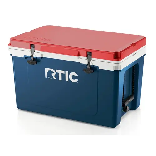 52 Quart Ultra-Light Hard-Sided Ice Chest Cooler, Fits 76 Cans, Patriot 52 Quart Ultra-Light Hard-Sided Ice Chest Cooler, Fits 76 Cans, Patriot