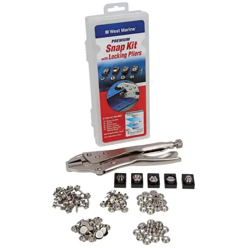 Premium Snap Kit with Locking Pliers, 95-Pack Premium Snap Kit with Locking Pliers, 95-Pack