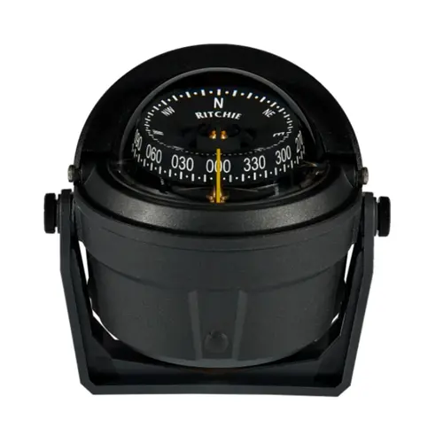 Bracket-Mount Voyager Compass, CombiDamp Dial, Black Bracket-Mount Voyager Compass, CombiDamp Dial, Black