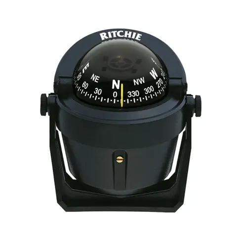 Bracket-Mount Explorer Compass, Black Case, Black Card Bracket-Mount Explorer Compass, Black Case, Black Card