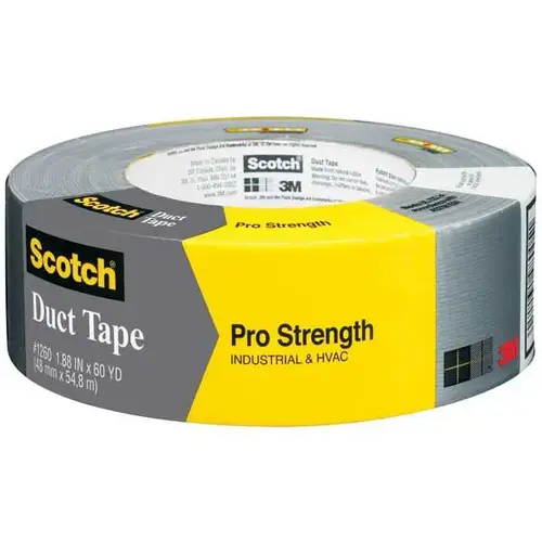 Scotch Pro Strength Duct Tape 1.88" x 60Yd Gray Scotch Pro Strength Duct Tape 1.88" x 60Yd Gray
